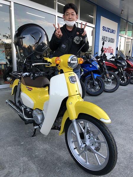 スーパーカブ110納車しました。T様です。