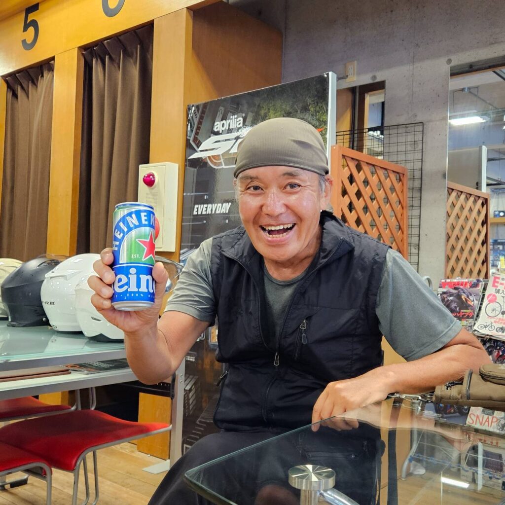 レンタルバイクの後に一杯いかが？🍺
