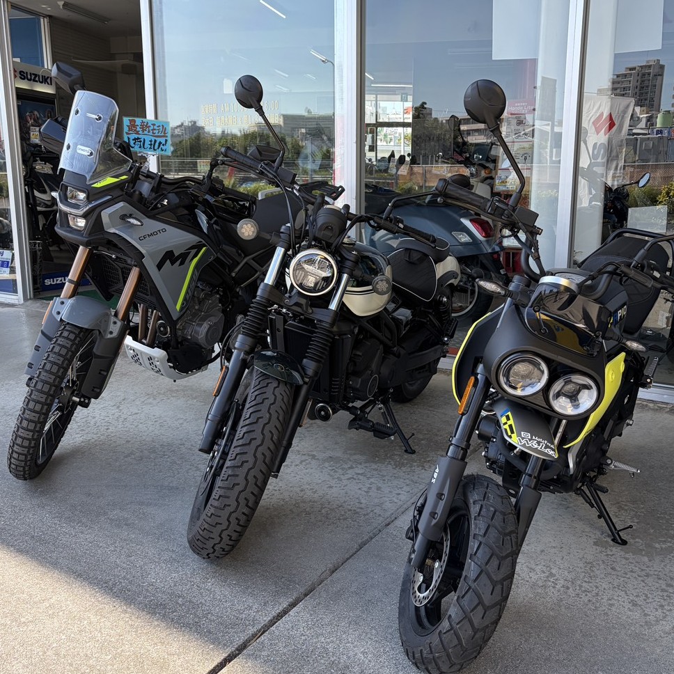 CFMOTO レンタル開始です！